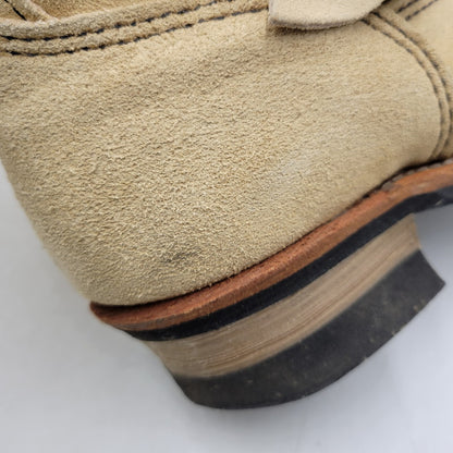 【中古品】【メンズ】 RED WING レッドウィング ENGINEER BOOT 8268 エンジニアブーツ USA製 刺繍羽タグ シューズ 靴 164-251215-as-04-izu サイズ：27.5cm カラー：ベージュ 万代Net店
