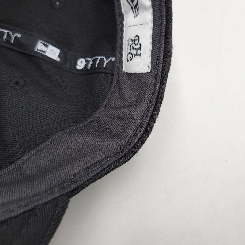 【中古品】【メンズ】 Ron Herman ロンハーマン × NEWERA ニューエラ 9FIFTY ナインフィフティー SNAPBACK CAP スナップバック キャップ 帽子 185-251215-ya-20-izu サイズ：F カラー：BLACK 万代Net店