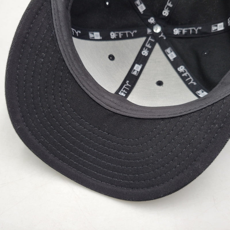 【中古品】【メンズ】 Ron Herman ロンハーマン × NEWERA ニューエラ 9FIFTY ナインフィフティー SNAPBACK CAP スナップバック キャップ 帽子 185-251215-ya-20-izu サイズ：F カラー：BLACK 万代Net店