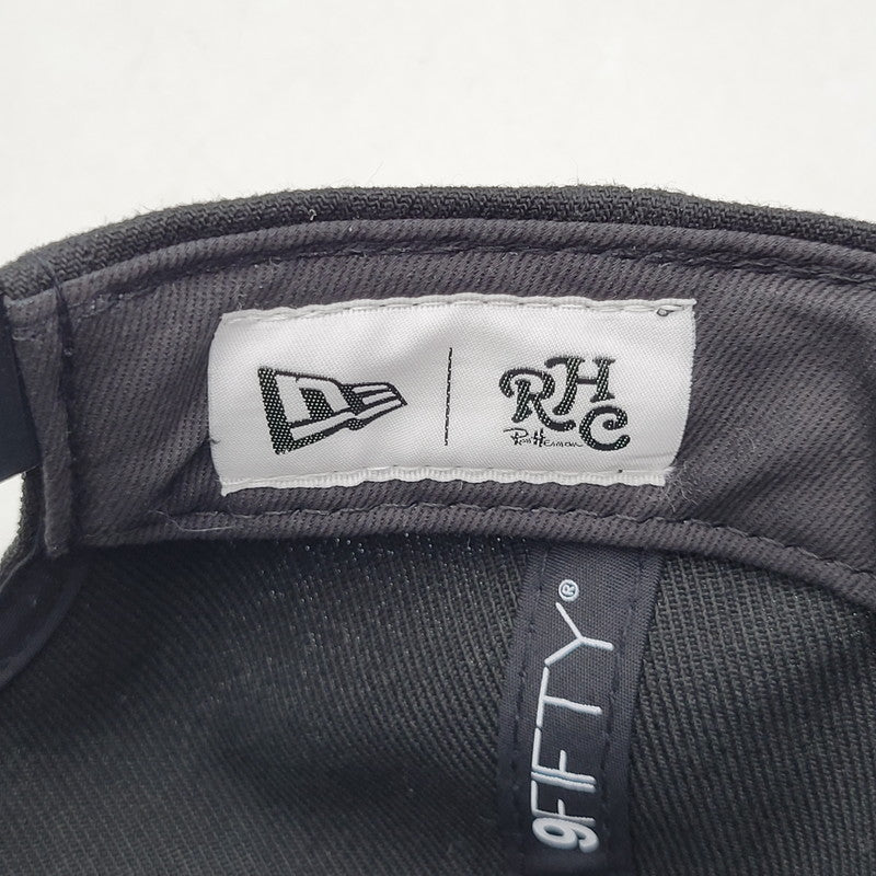 【中古品】【メンズ】 Ron Herman ロンハーマン × NEWERA ニューエラ 9FIFTY ナインフィフティー SNAPBACK CAP スナップバック キャップ 帽子 185-251215-ya-20-izu サイズ：F カラー：BLACK 万代Net店