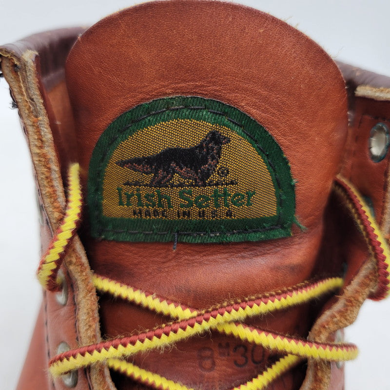 【現状渡し品】【メンズ】 RED WING レッドウィング IRISH SETTER BOOT 8175 アイリッシュセッター ブーツ 半円犬タグ シューズ 靴 164-251215-as-08-izu サイズ：8 カラー：ブラウン 万代Net店
