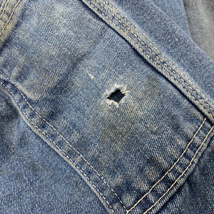 【中古品】【メンズ】 ROEBUCKS ローバックス USA製 80S DENIM OVERALLS デニム オーバーオール ボトムス 157-251226-yn-04-izu サイズ：不明 カラー：インディゴ 万代Net店