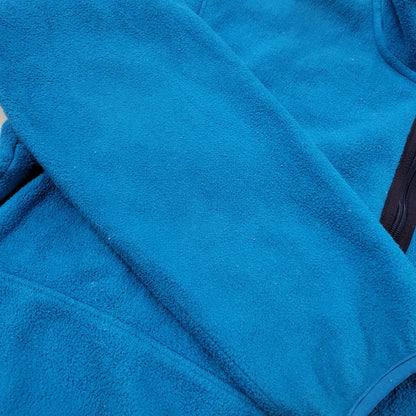 【中古品】【メンズ】 patagonia パタゴニア SYNCHILLA ZIP T-NECK FLEECE PULLOVER 25320 シンチラ ジップ Tネック フリース プルオーバー USA製 144-251215-as-15-izu サイズ：L カラー：ブルー 万代Net店