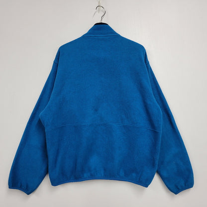 【中古品】【メンズ】 patagonia パタゴニア SYNCHILLA ZIP T-NECK FLEECE PULLOVER 25320 シンチラ ジップ Tネック フリース プルオーバー USA製 144-251215-as-15-izu サイズ：L カラー：ブルー 万代Net店