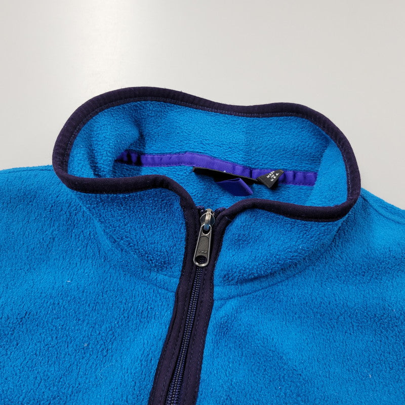 【中古品】【メンズ】 patagonia パタゴニア SYNCHILLA ZIP T-NECK FLEECE PULLOVER 25320 シンチラ ジップ Tネック フリース プルオーバー USA製 144-251215-as-15-izu サイズ：L カラー：ブルー 万代Net店