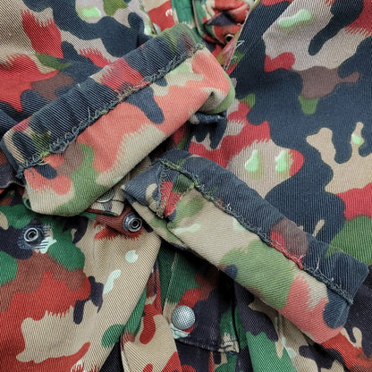 【現状渡し品】【メンズ】 SWISS ARMY スイス軍 M-60 ALPINE CAMO MOUNTAIN JACKET アルペン カモ マウンテン ジャケット アウター 長袖 146-260201-kh-06-izu サイズ：48 カラー：マルチ 万代Net店