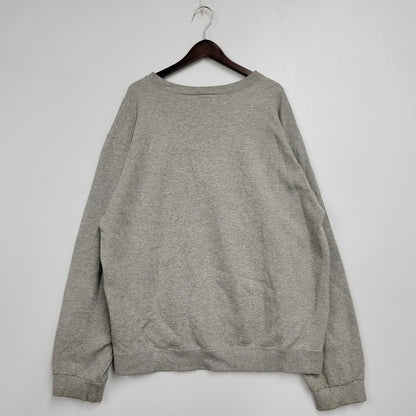 【中古品】【メンズ】 ONE POINT LOGO SWEATSHIRT ワンポイント ロゴ スウェットシャツ トレーナー 長袖 トップス 146-251227-as-14-izu サイズ：XL カラー：グレー 万代Net店