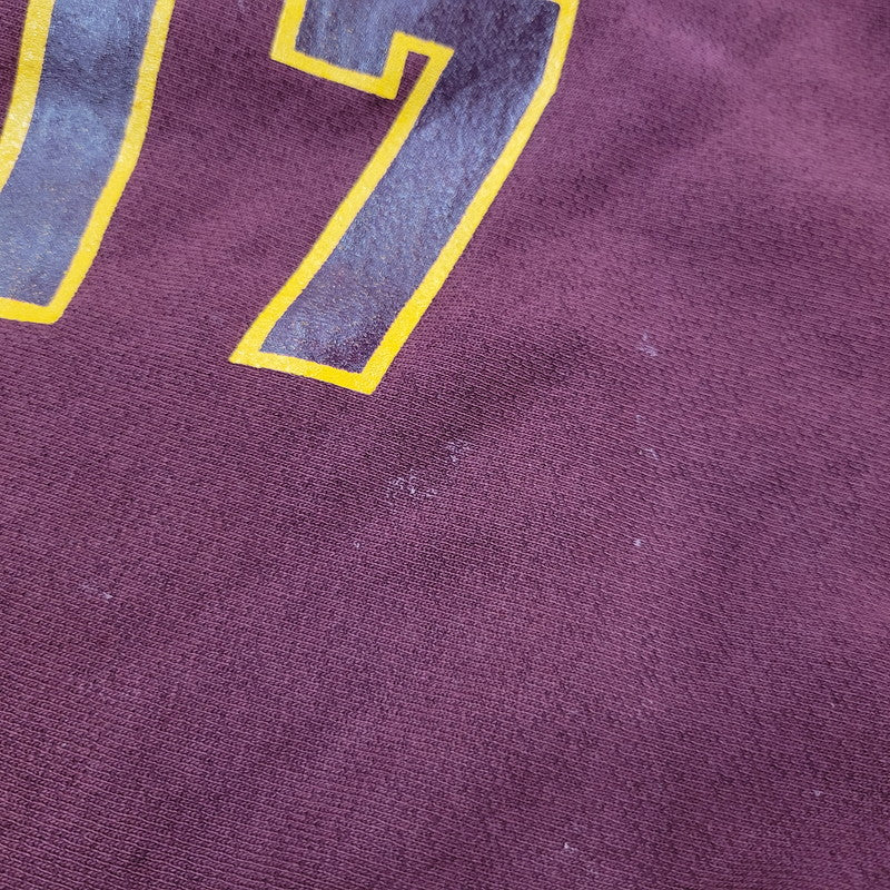 【中古品】【メンズ】 REVERSE WEAVE SWEATSHIRT BULLDOGS SOFTBALL 17 リバースウィーブ スウェットシャツ メキシコ製 トレーナー 長袖 トップス 146-251227-as-13-izu サイズ：XL カラー：レッド系 万代Net店
