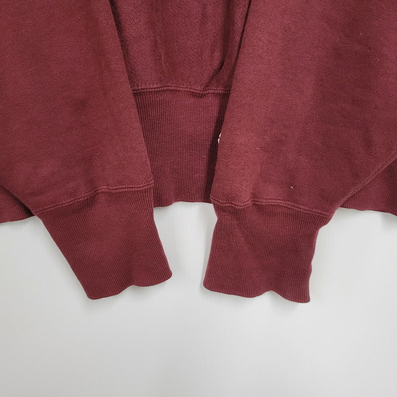 【中古品】【メンズ】 REVERSE WEAVE SWEATSHIRT BULLDOGS SOFTBALL 17 リバースウィーブ スウェットシャツ メキシコ製 トレーナー 長袖 トップス 146-251227-as-13-izu サイズ：XL カラー：レッド系 万代Net店