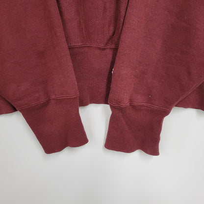 【中古品】【メンズ】 REVERSE WEAVE SWEATSHIRT BULLDOGS SOFTBALL 17 リバースウィーブ スウェットシャツ メキシコ製 トレーナー 長袖 トップス 146-251227-as-13-izu サイズ：XL カラー：レッド系 万代Net店