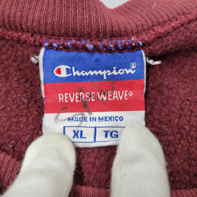 【中古品】【メンズ】 REVERSE WEAVE SWEATSHIRT BULLDOGS SOFTBALL 17 リバースウィーブ スウェットシャツ メキシコ製 トレーナー 長袖 トップス 146-251227-as-13-izu サイズ：XL カラー：レッド系 万代Net店
