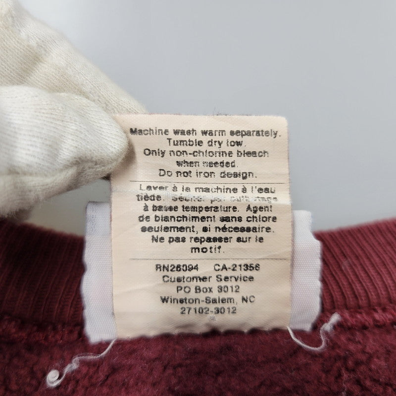【中古品】【メンズ】 REVERSE WEAVE SWEATSHIRT BULLDOGS SOFTBALL 17 リバースウィーブ スウェットシャツ メキシコ製 トレーナー 長袖 トップス 146-251227-as-13-izu サイズ：XL カラー：レッド系 万代Net店