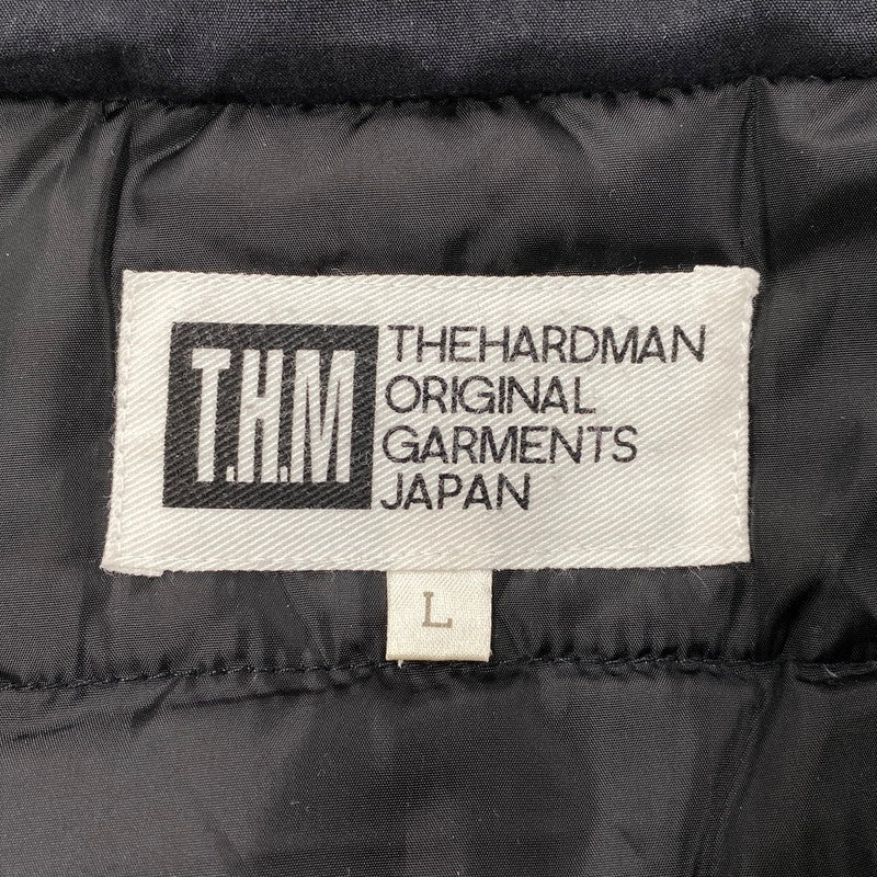 【中古品】【メンズ】 THE HARD MAN ザハードマン PUFFER VEST 853930 パファーベスト 142-251223-as-22-izu サイズ：L カラー：ブラック 万代Net店