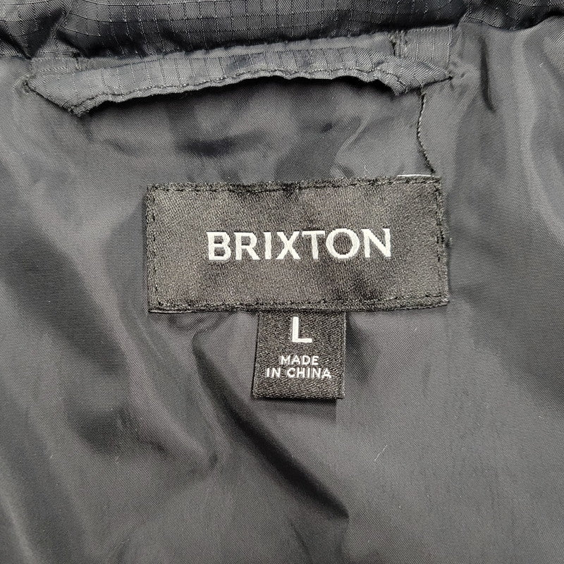 【中古品】【メンズ】 BRIXTON ブリクストン CASS PUFFER JACKET キャス パファー ジャケット アウター 142-251216-cs-11-izu サイズ：L カラー：ブラック 万代Net店