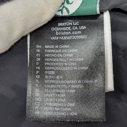 【中古品】【メンズ】 BRIXTON ブリクストン CASS PUFFER JACKET キャス パファー ジャケット アウター 142-251216-cs-11-izu サイズ：L カラー：ブラック 万代Net店