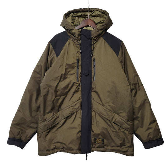 【中古品】【メンズ】 ROUGH AND RUGGED ラフアンドラゲッド MIL-J-316130 MILITARY HOODED DOWN JACKET ミリタリー フーデッド ダウン ジャケット アウター 142-251216-cs-09-izu サイズ：3 カラー：カーキ 万代Net店