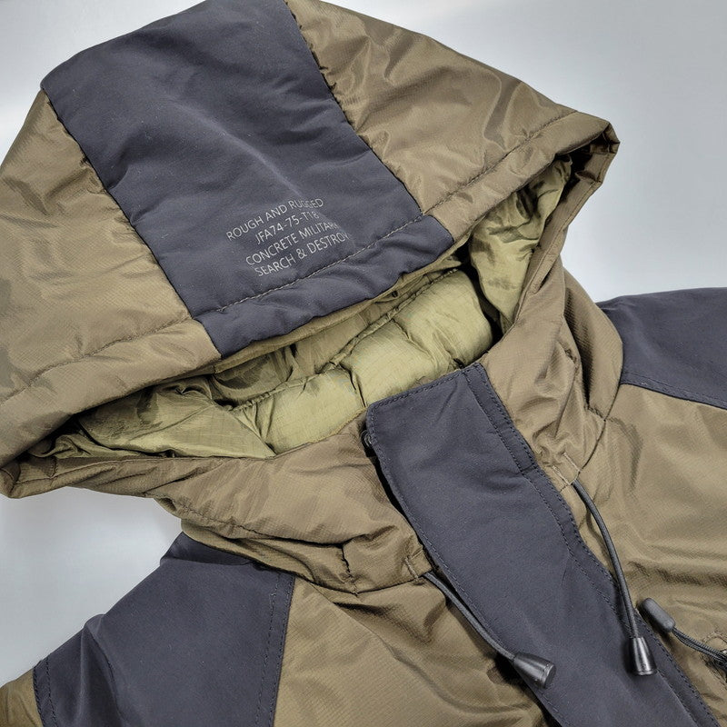 【中古品】【メンズ】 ROUGH AND RUGGED ラフアンドラゲッド MIL-J-316130 MILITARY HOODED DOWN JACKET ミリタリー フーデッド ダウン ジャケット アウター 142-251216-cs-09-izu サイズ：3 カラー：カーキ 万代Net店