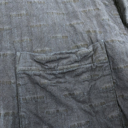 【中古品】【メンズ】 TATAMASS タタマス WIDE SHIRT HORIZONTALE ワイド シャツ ホリゾンタル 24-050-300-9100-3-0 EDIFICE 別注 長袖シャツ 140-260104-yn-05-izu サイズ：L カラー：ネイビー 万代Net店