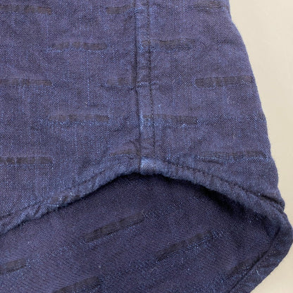 【中古品】【メンズ】 TATAMASS タタマス WIDE SHIRT HORIZONTALE ワイド シャツ ホリゾンタル 24-050-300-9100-3-0 EDIFICE 別注 長袖シャツ 140-260104-yn-05-izu サイズ：L カラー：ネイビー 万代Net店