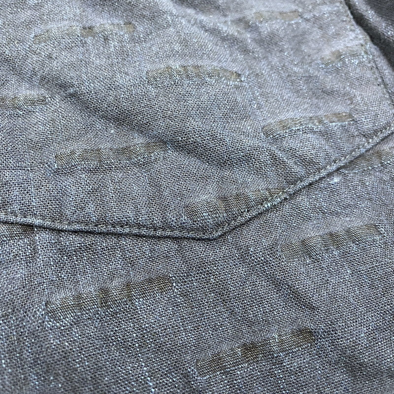 【中古品】【メンズ】 TATAMASS タタマス WIDE SHIRT HORIZONTALE ワイド シャツ ホリゾンタル 24-050-300-9100-3-0 EDIFICE 別注 長袖シャツ 140-260104-yn-05-izu サイズ：L カラー：ネイビー 万代Net店