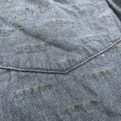 【中古品】【メンズ】 TATAMASS タタマス WIDE SHIRT HORIZONTALE ワイド シャツ ホリゾンタル 24-050-300-9100-3-0 EDIFICE 別注 長袖シャツ 140-260104-yn-05-izu サイズ：L カラー：ネイビー 万代Net店