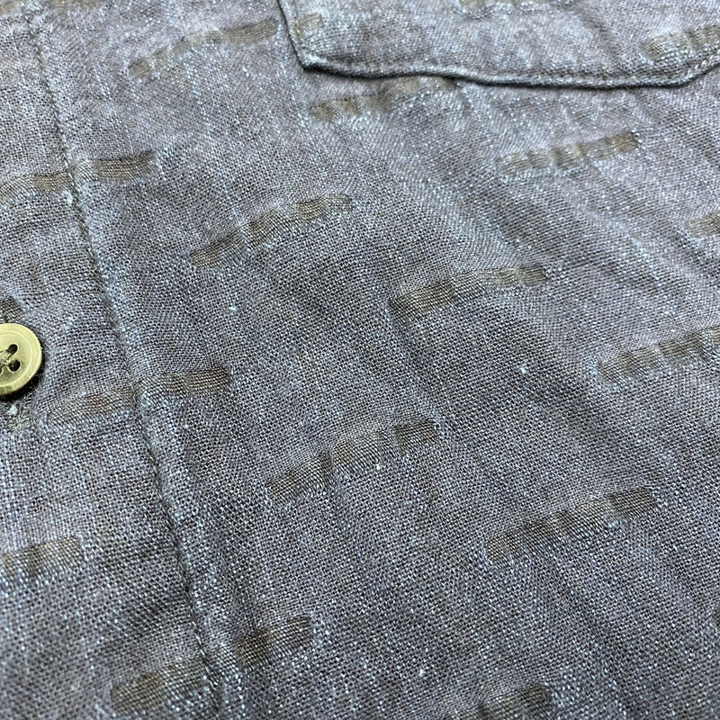 【中古品】【メンズ】 TATAMASS タタマス WIDE SHIRT HORIZONTALE ワイド シャツ ホリゾンタル 24-050-300-9100-3-0 EDIFICE 別注 長袖シャツ 140-260104-yn-05-izu サイズ：L カラー：ネイビー 万代Net店