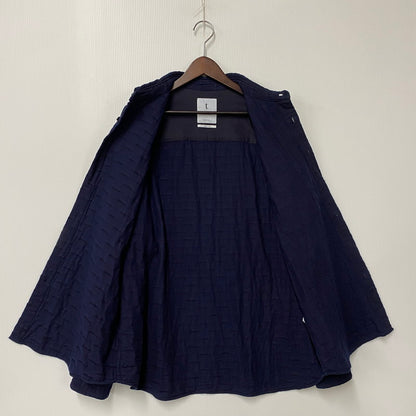 【中古品】【メンズ】 TATAMASS タタマス WIDE SHIRT HORIZONTALE ワイド シャツ ホリゾンタル 24-050-300-9100-3-0 EDIFICE 別注 長袖シャツ 140-260104-yn-05-izu サイズ：L カラー：ネイビー 万代Net店