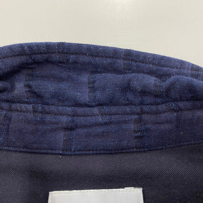 【中古品】【メンズ】 TATAMASS タタマス WIDE SHIRT HORIZONTALE ワイド シャツ ホリゾンタル 24-050-300-9100-3-0 EDIFICE 別注 長袖シャツ 140-260104-yn-05-izu サイズ：L カラー：ネイビー 万代Net店