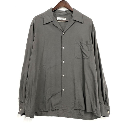 【中古品】【メンズ】 LS OPEN COLLAR SHIRT ロングスリーブ オープンカラーシャツ 長袖 トップス 142-251216-as-20-izu サイズ：L カラー：グレー 万代Net店