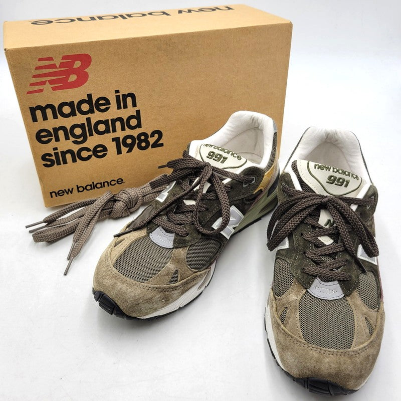 【中古品】【メンズ】 M991GYB イングランド製 スニーカー シューズ 靴 162-251215-as-01-izu サイズ：26.5cm カラー：オリーブ系 万代Net店