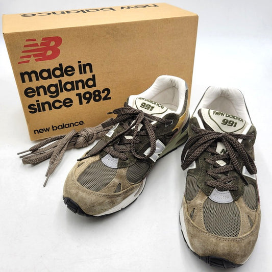 【中古品】【メンズ】 M991GYB イングランド製 スニーカー シューズ 靴 162-251215-as-01-izu サイズ：26.5cm カラー：オリーブ系 万代Net店
