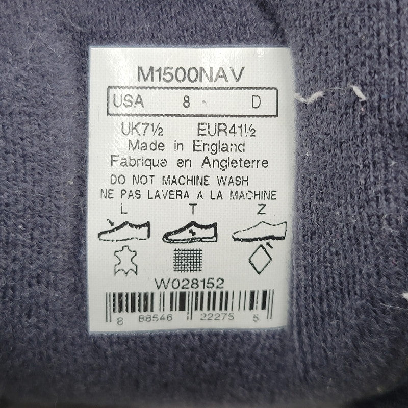 【中古品】【メンズ/レディース】 NEW BALANCE ニューバランス M1500NAV イングランド製 スニーカー シューズ 靴 162-251215-yn-03-izu サイズ：26cm カラー：ネイビー 万代Net店