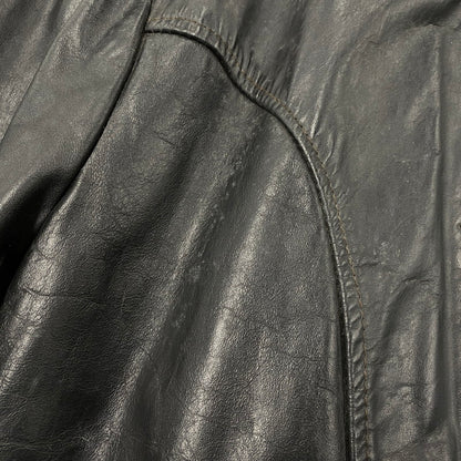 【現状渡し品】【メンズ】 BROOKS ブルックス SINGLE RIDERS JACKET シングルライダースジャケット USA製 アウター 146-251223-as-20-izu サイズ：40 カラー：ブラック 万代Net店