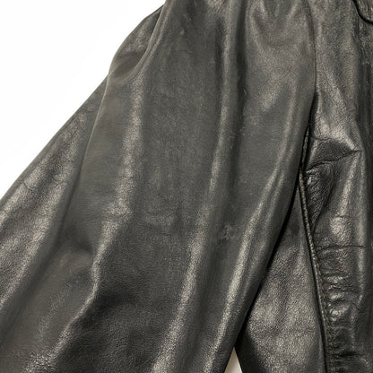 【現状渡し品】【メンズ】 BROOKS ブルックス SINGLE RIDERS JACKET シングルライダースジャケット USA製 アウター 146-251223-as-20-izu サイズ：40 カラー：ブラック 万代Net店