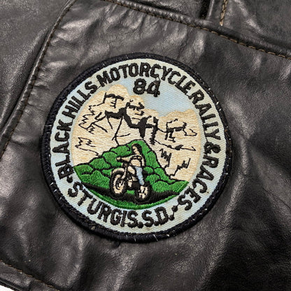 【現状渡し品】【メンズ】 BROOKS ブルックス SINGLE RIDERS JACKET シングルライダースジャケット USA製 アウター 146-251223-as-20-izu サイズ：40 カラー：ブラック 万代Net店