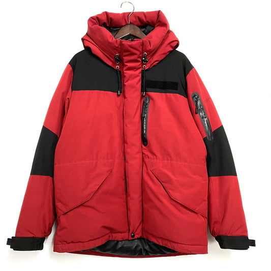 【中古品】【メンズ】 2TONE SNORKEL DOWN PARKA 3172025 ツートーン シュノーケル ダウンパーカ ジャケット アウター 145-251216-as-23-izu サイズ：L カラー：レッド×ブラック 万代Net店