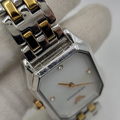 【中古品】【メンズ/レディース】 Emporio Armani エンポリオ・アルマーニ GIOIA AR11146 クォーツ 腕時計 198-251221-as-25-izu カラー：シルバー×ゴールド 万代Net店