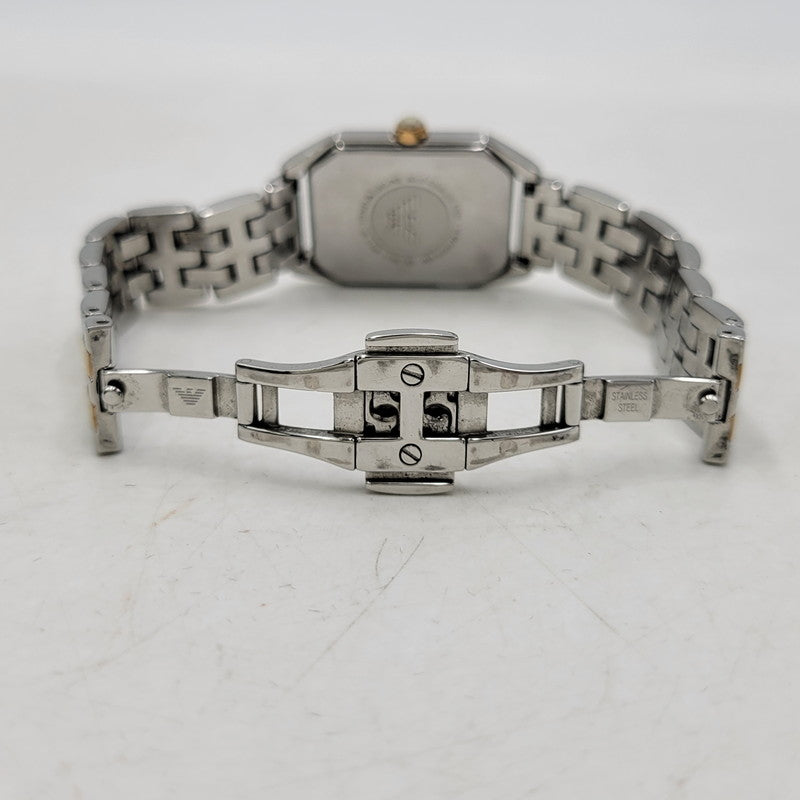 【中古品】【メンズ/レディース】 Emporio Armani エンポリオ・アルマーニ GIOIA AR11146 クォーツ 腕時計 198-251221-as-25-izu カラー：シルバー×ゴールド 万代Net店