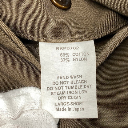【中古品】【メンズ】 RIPRAP リップラップ TWO TUCK SLACKS RRP0702 ツータックスラックス パンツ ボトムス 151-251223-as-25-izu サイズ：LARGE-SHORT カラー：ブラウン 万代Net店
