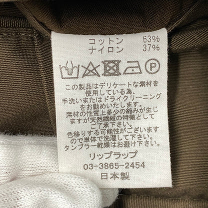 【中古品】【メンズ】 RIPRAP リップラップ TWO TUCK SLACKS RRP0702 ツータックスラックス パンツ ボトムス 151-251223-as-25-izu サイズ：LARGE-SHORT カラー：ブラウン 万代Net店