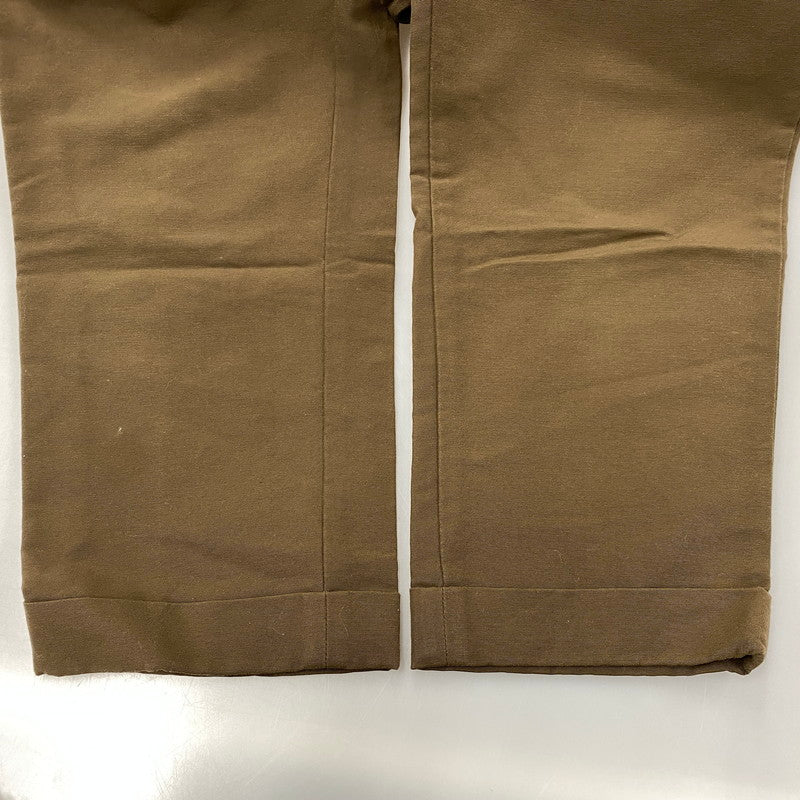【中古品】【メンズ】 RIPRAP リップラップ TWO TUCK SLACKS RRP0702 ツータックスラックス パンツ ボトムス 151-251223-as-25-izu サイズ：LARGE-SHORT カラー：ブラウン 万代Net店