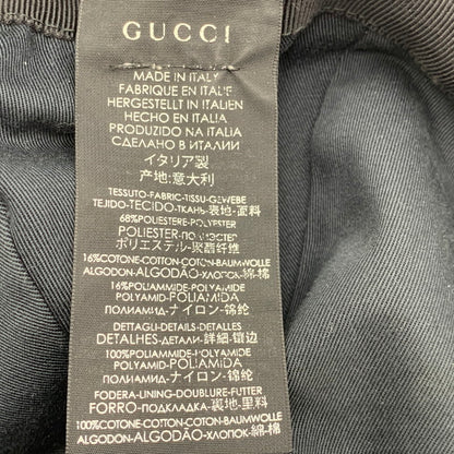 【中古品】【メンズ/レディース】 GUCCI グッチ GG CANVAS BASEBALL CAP GG キャンバス ベースボール キャップ 帽子 183-251216-yn-02-izu サイズ：M/58 カラー：ブラック 万代Net店
