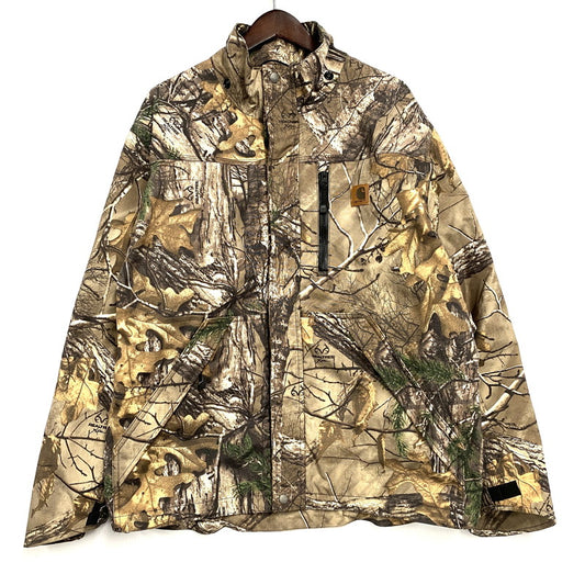 【中古品】【メンズ】 Carhartt カーハート MESH LINER REAL TREE JACKET 101090 977 メッシュライナー リアルツリー ジャケット アウター 146-251216-as-25-izu サイズ：M カラー：ブラウン系 万代Net店