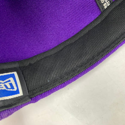 【中古品】【メンズ/レディース】 Supreme シュプリーム × NEW ERA ニューエラ 59FIFTY SOLID SIDE LOGO CAP ロゴ キャップ 帽子 185-251216-as-18-izu サイズ：7 1/2（59.6cm） カラー：パープル 万代Net店
