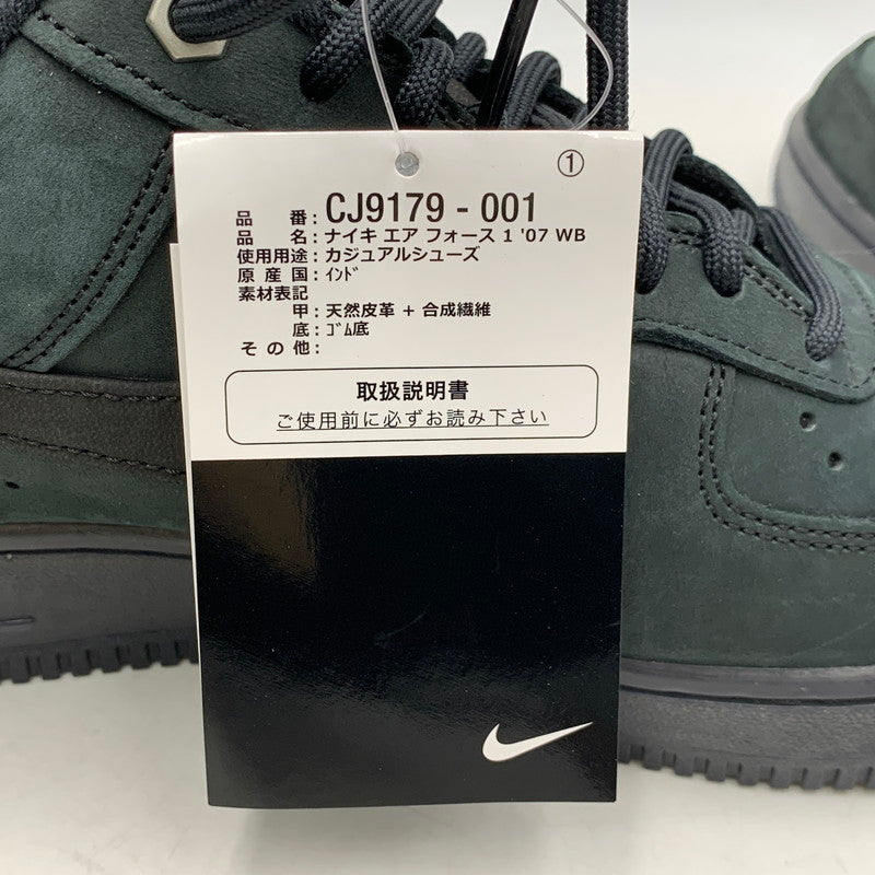 【中古美品】【メンズ】 NIKE ナイキ CJ9179-001 AIR FORCE 1 LOW '07 WB エアフォース 1ロー スニーカー シューズ 靴 160-251216-cs-20-izu サイズ：27.5cm カラー：BLACK×BLACK 万代Net店