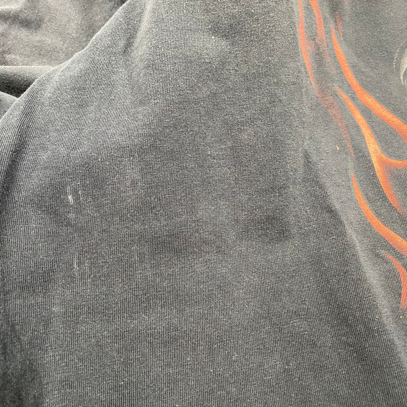 【現状渡し品】【メンズ】 HARLEY DAVIDSON ハーレーダビッドソン LOONEY TUNES FIRE LS TEE ルーニーテューンズ ロングスリーブ Tシャツ USA製 長袖 トップス 146-251216-as-22-izu サイズ：3XL カラー：ブラック 万代Net店