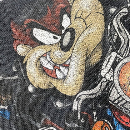 【現状渡し品】【メンズ】 HARLEY DAVIDSON ハーレーダビッドソン LOONEY TUNES FIRE LS TEE ルーニーテューンズ ロングスリーブ Tシャツ USA製 長袖 トップス 146-251216-as-22-izu サイズ：3XL カラー：ブラック 万代Net店