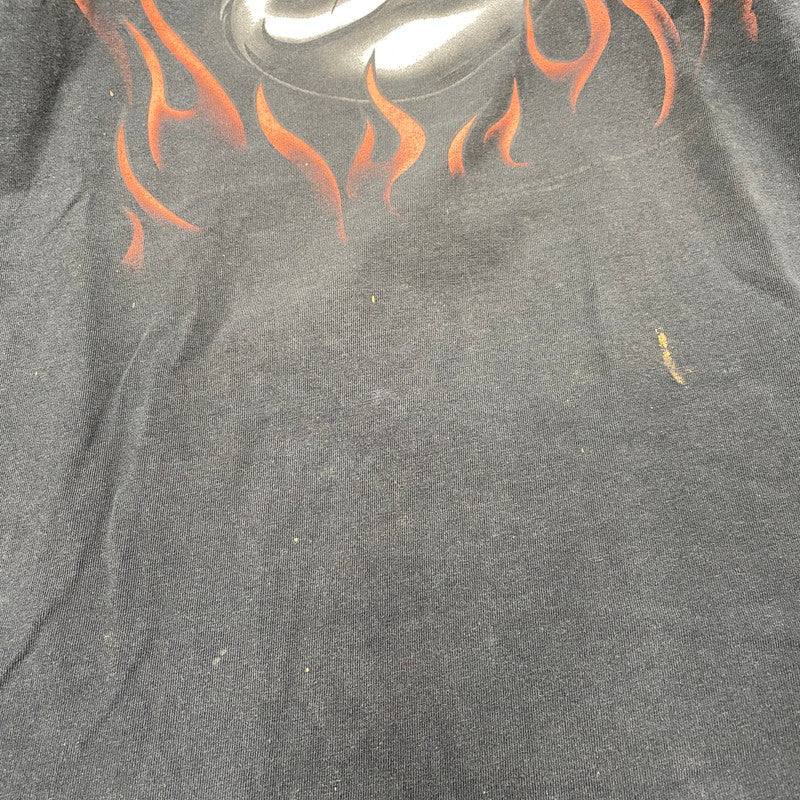 【現状渡し品】【メンズ】 HARLEY DAVIDSON ハーレーダビッドソン LOONEY TUNES FIRE LS TEE ルーニーテューンズ ロングスリーブ Tシャツ USA製 長袖 トップス 146-251216-as-22-izu サイズ：3XL カラー：ブラック 万代Net店