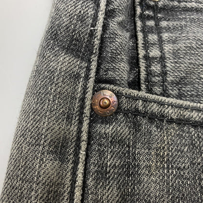 【中古品】【メンズ】 刻印3496 501 先染め BLACK DENIM PANTS ブラック デニム パンツ ボトムス ズボン 157-260110-cs-05-izu サイズ：34×30 カラー：ブラック 万代Net店