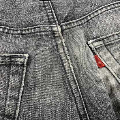 【中古品】【メンズ】 刻印3496 501 先染め BLACK DENIM PANTS ブラック デニム パンツ ボトムス ズボン 157-260110-cs-05-izu サイズ：34×30 カラー：ブラック 万代Net店